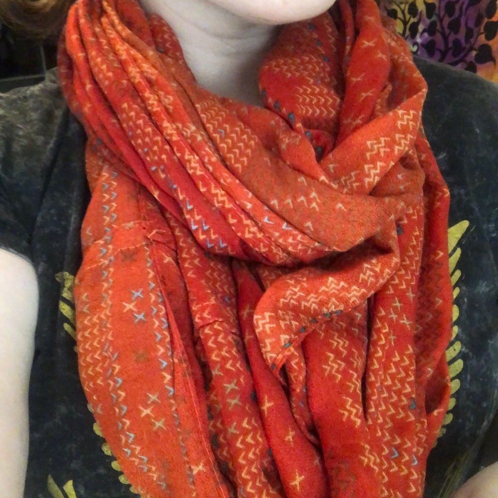 Orange scarf